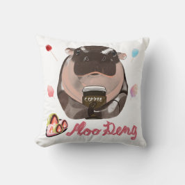 Almofada Moo Deng Hippo