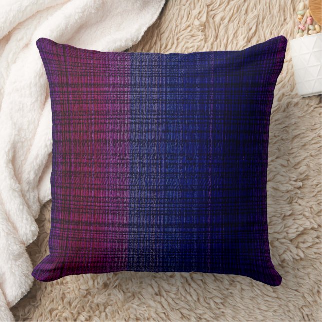 Almofada Moody blue gradient pattern (Cobertor)