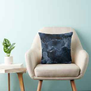 Almofada Moody Marinho Agate Toneladas de Joel Azul Dusty