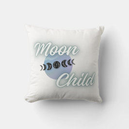 Almofada Moon Child Boho Moon Fases Travesseiro decorativo