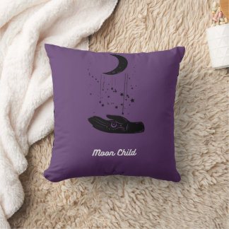 Almofada Moon Child Throw Pillow