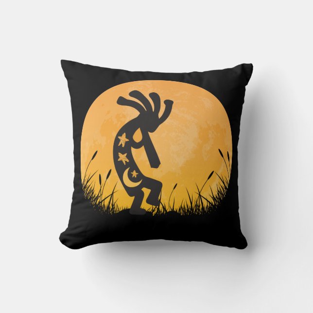 Almofada Moon e Travesseiro decorativo Kokopelli (Frente)