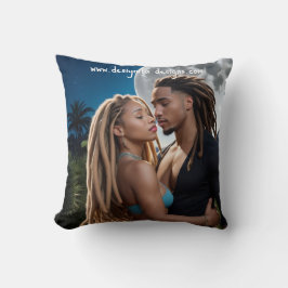 Almofada Moonlight Couple  – Romantic Digital Art 