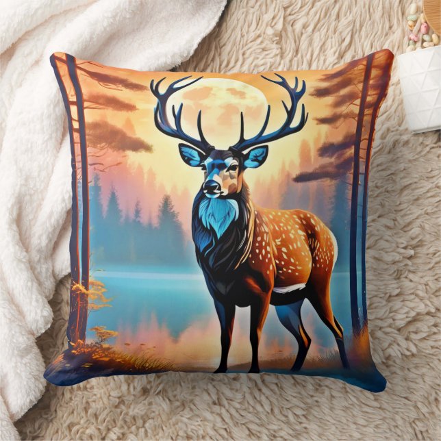 Almofada Moonlit Deer Stance (Cobertor)