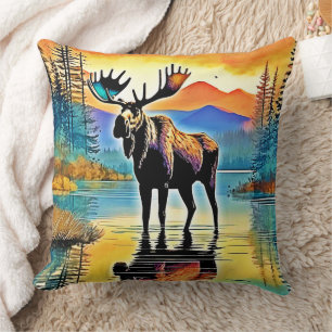 Almofada Moose Lake Sunset Majestade