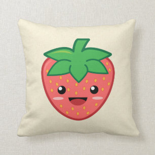 Almofada Morango de Kawaii