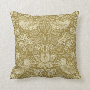 Almofada Morango Ladrão Dourado, William Morris