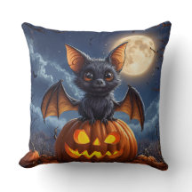 🦇🎃 Morcego Fofo Abóbora Noite Aconchegante de Ha