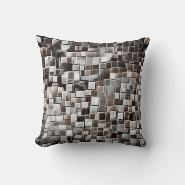 Almofada Mosaico - Bubble Art / Fog / (Frente)