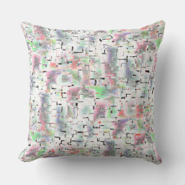 Almofada Mosaico de papel em cores opacas e garoa pequena