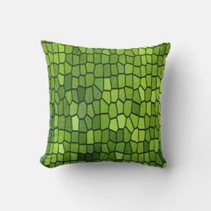 Almofada Mosaico de Vidro Verde