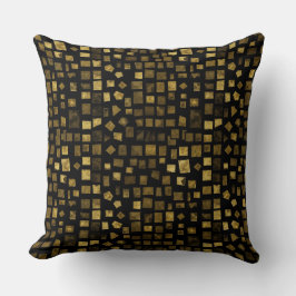 Almofada Mosaico ouro por Natasha Us