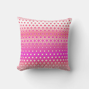 Almofada Mosaico Rosa e Vermelho
