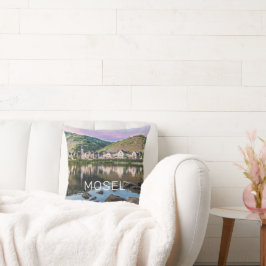 Almofada Moselle Ediger Eller Sunset River Cochem Souvenir