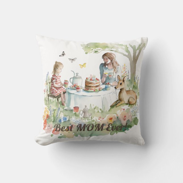 Almofada Mother Daughter Tea Party (Frente)