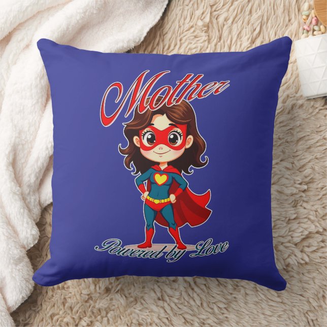 Almofada Mother Powered by Love – Supermom Art (Cobertor)