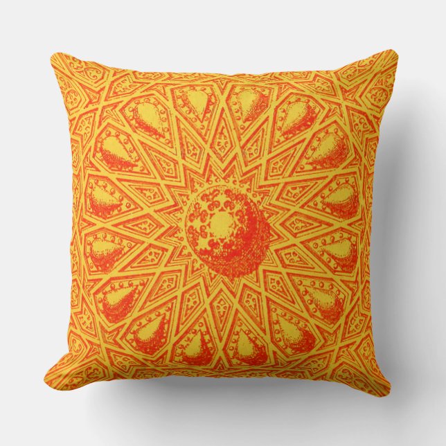 Almofada motif antigo do Oriente Médio (Frente)