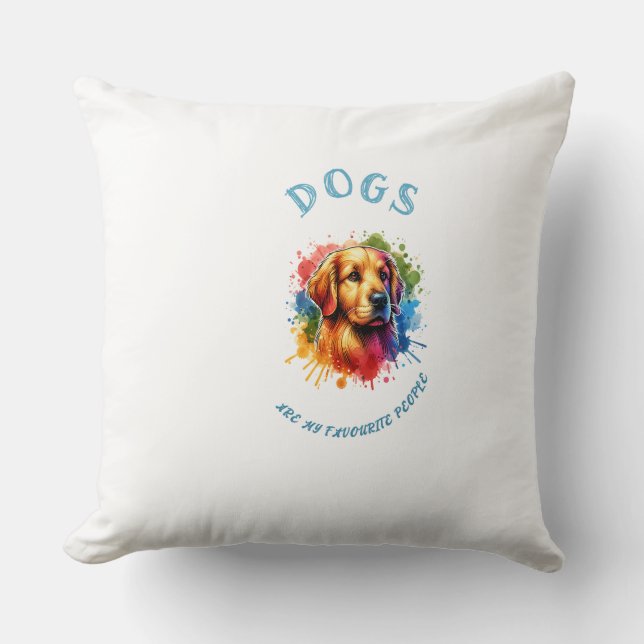 Almofada Motif de cães (Frente)
