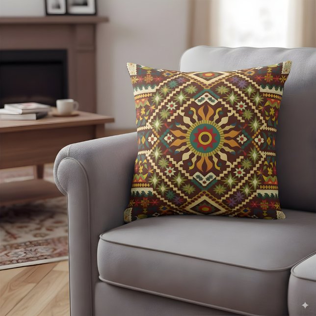 Almofada Motif folclore tradicional (Criador carregado)