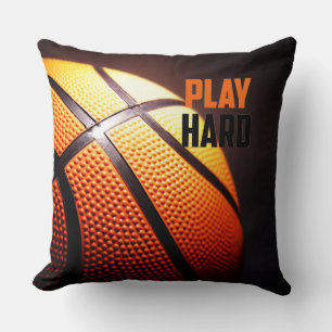 Almofada Motivação de basquete - duro de jogar pelo armazen