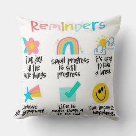 Almofada Motivational & Functional Home Decor Cushion