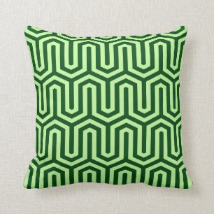 Almofada Motivo egípcio de Deco - verde do pinho