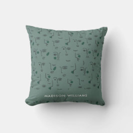 Almofada Motivos Botânicos Personalizados com Nome