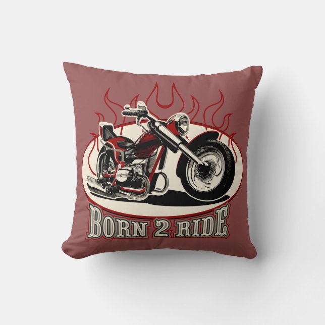 Almofada Moto de desenho animado (Frente)
