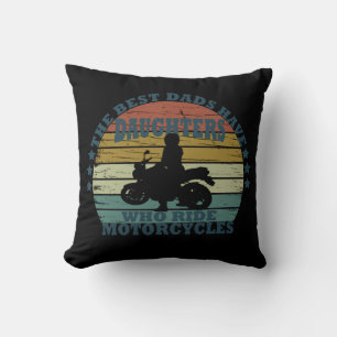 Almofada motocicleta da melhor filha de pais