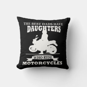 Almofada motocicleta da melhor filha de pais