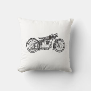 Almofada Motocicleta Retroativa - Eu Amo Minha Motocicleta