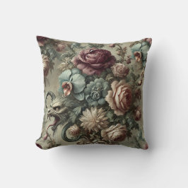 Almofada Motografia - Travesseiro decorativo Barroco Floral
