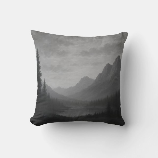 Almofada Mountain Escape Throw Pillow (Frente)