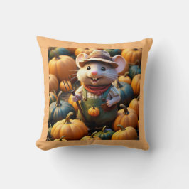 Almofada Mouse Farmer Engraçado com Travesseiro decorativo