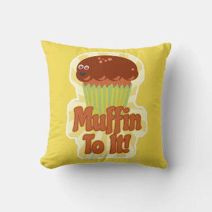 Almofada Muffin para o desenho de um personagem gigante