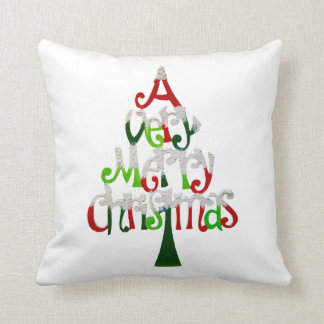 Almofada Muito árvore do Feliz Natal
