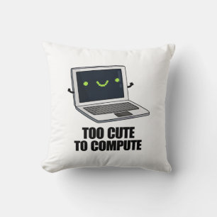 Almofada Muito Fácil Para Computar Um Laptop Engraçado