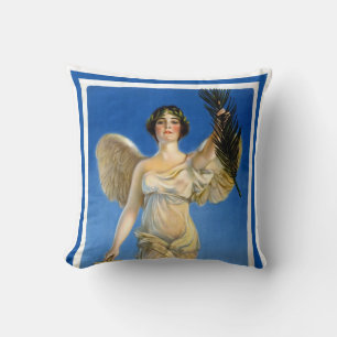 Almofada Mulher Anjo Patriota Vintage, Compre Títulos de Gu