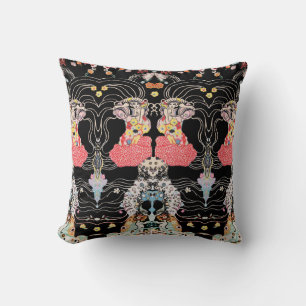 Almofada MULHER,CENTAUR FLORAL Vermelho Vermelho Branco, Pa
