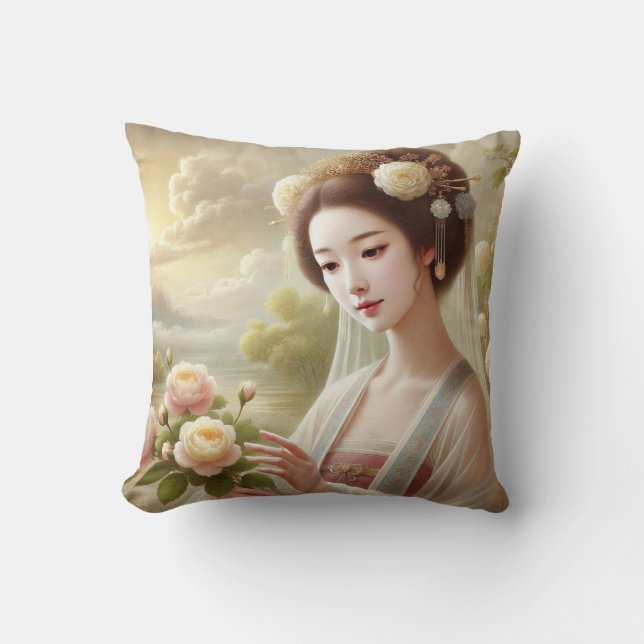 Almofada mulher chinesa (Frente)