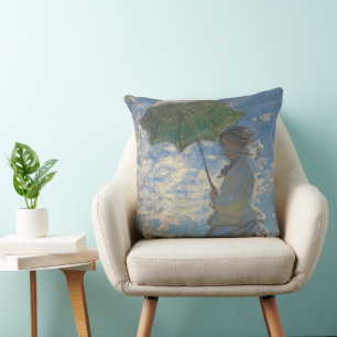 Almofada Mulher com Parasol - Madame Monet e seu filho