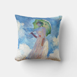 Almofada Mulher com um parasol Claude Monet