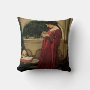 Almofada Mulher da Bola de Cristal Pintura de Waterhouse