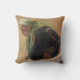 Almofada Mulher em Profundo Pensamento (por Oleksa Novakivs