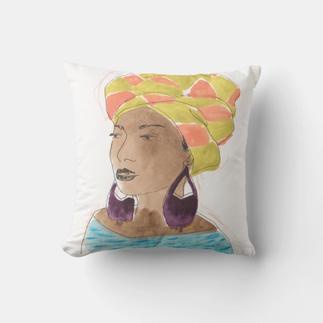 Almofada Mulher Forte e Bonita (Frente)