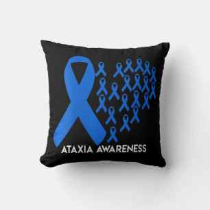 Almofada Mulheres Ataxia Sensibilização Fita Azul Presente