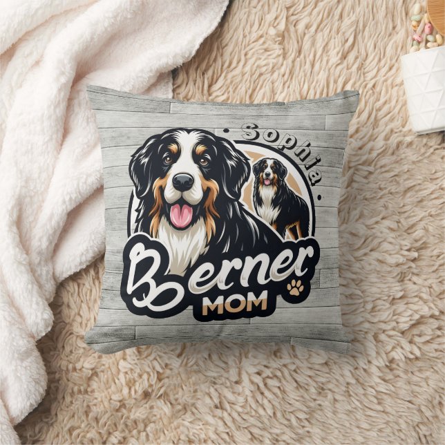Almofada Mulheres Berner Mãe - Cachorro das Montanhas Berne (Cobertor)