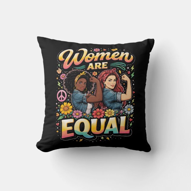 Almofada Mulheres São Iguais (Frente)
