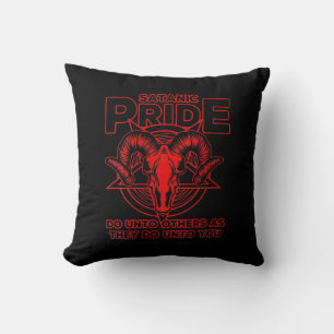 Almofada Mulheres Satanás do Orgulho Satânico Satã de Ca