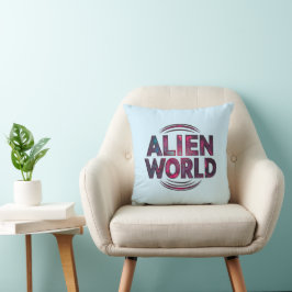 Almofada Mundo alienígena